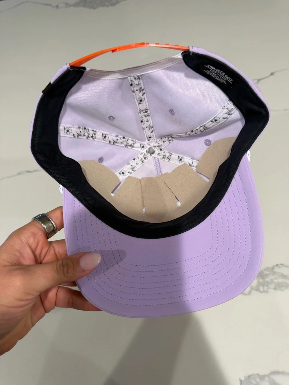 Birdie Juice Lilac Rope-Trim Baseball Cap